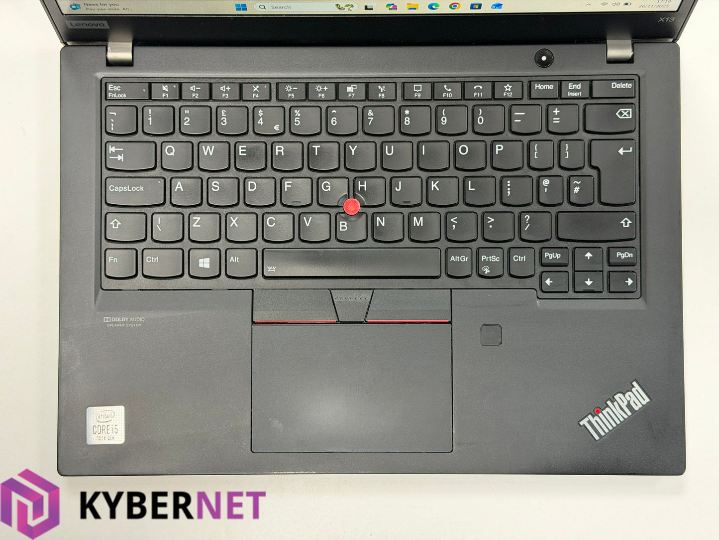 Lenovo ThinkPad X13 Gen 1 13.3" FHD Laptop, i5-10210U 1.60GHz, 512GB SSD, 16GB, Win 11