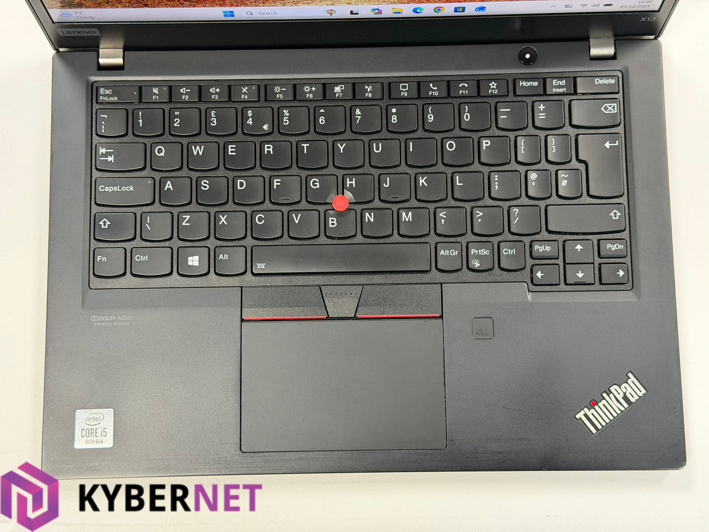 Lenovo ThinkPad X13 Gen 1 13.3" FHD Touchscreen Laptop, i5-10210U 1.60GHz, 256GB SSD, 16GB, Win 11