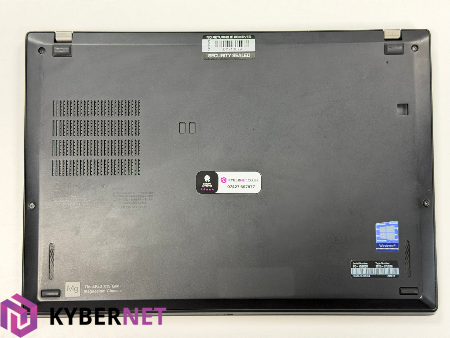 Lenovo ThinkPad X13 Gen 1 13.3" FHD Touchscreen Laptop, i5-10210U 1.60GHz, 256GB SSD, 16GB, Win 11