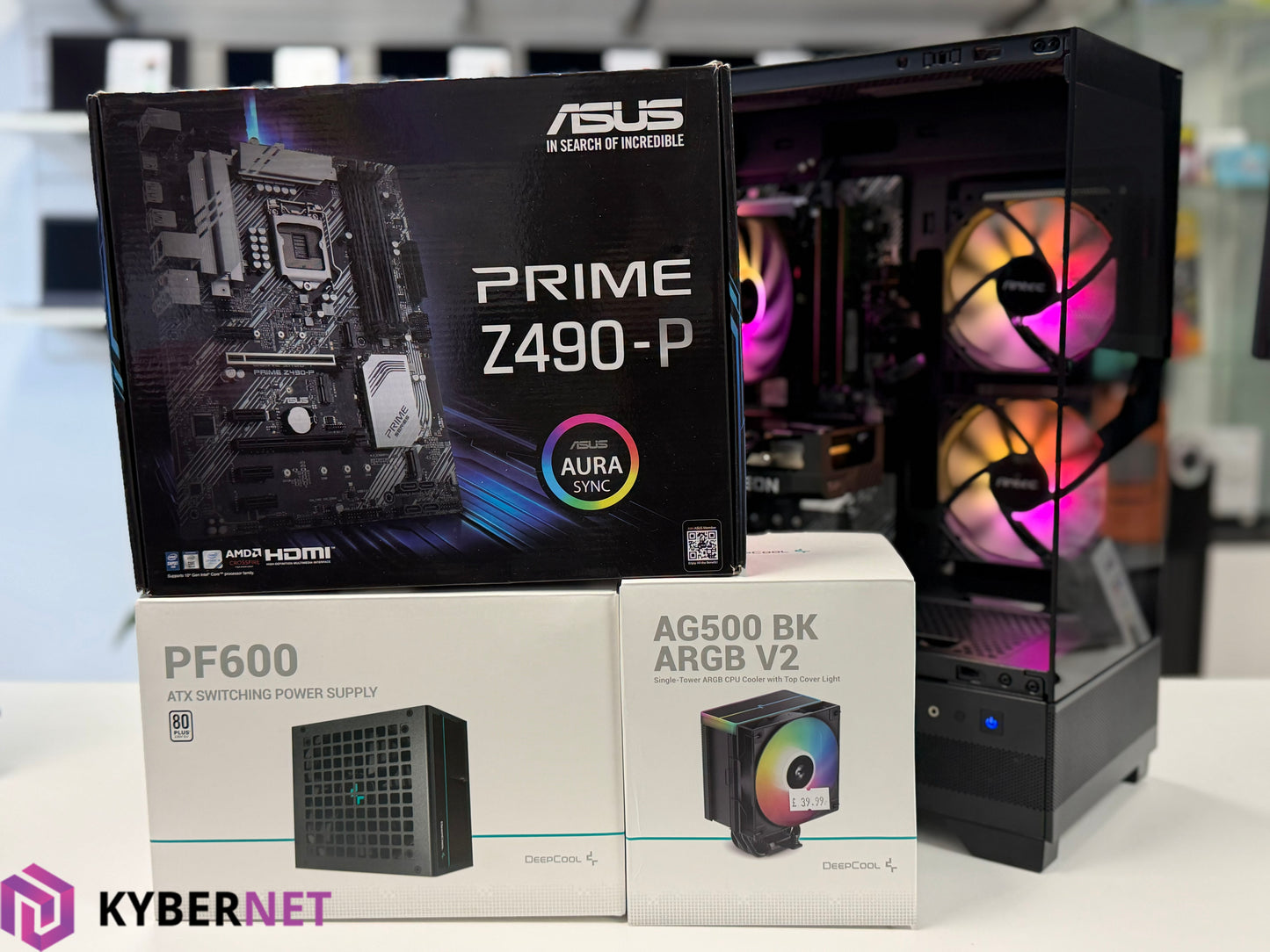 Gaming PC i5-10505 3.20GHz, 32GB, 512GB SSD + 1TB SDD, RX 6600 XT 8GB