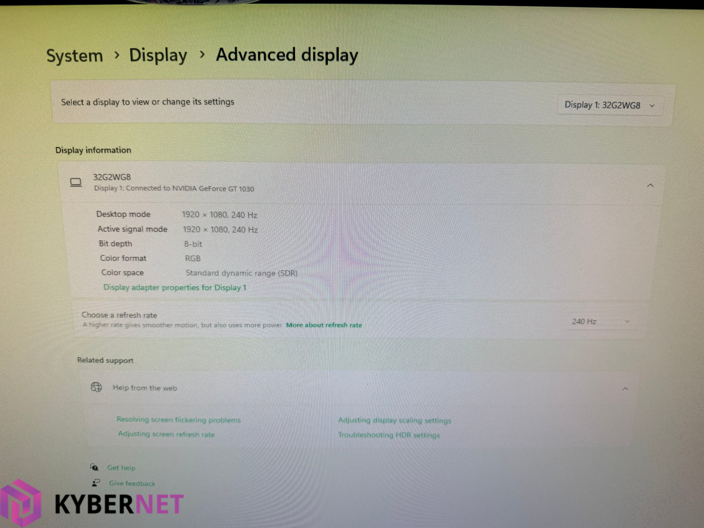 AOC C32G2ZE 32" Curved Full HD 240Hz Gaming Monitor