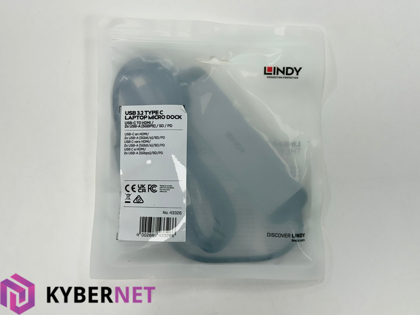 Lindy DST-Micro 140 Laptop Hub Dock