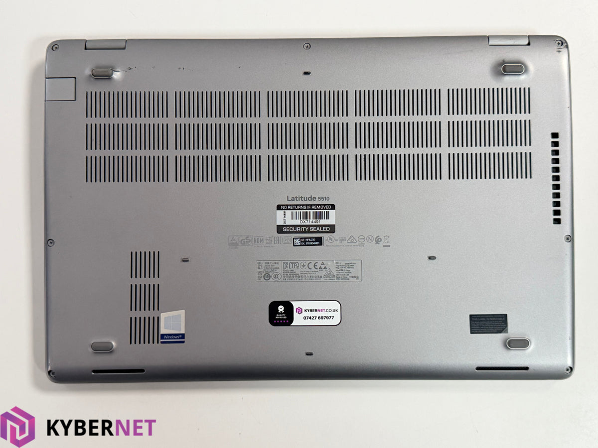 Dell Latitude 5510 15.6" FHD Laptop, i7-10610U 1.80GHz, 16GB, 256GB