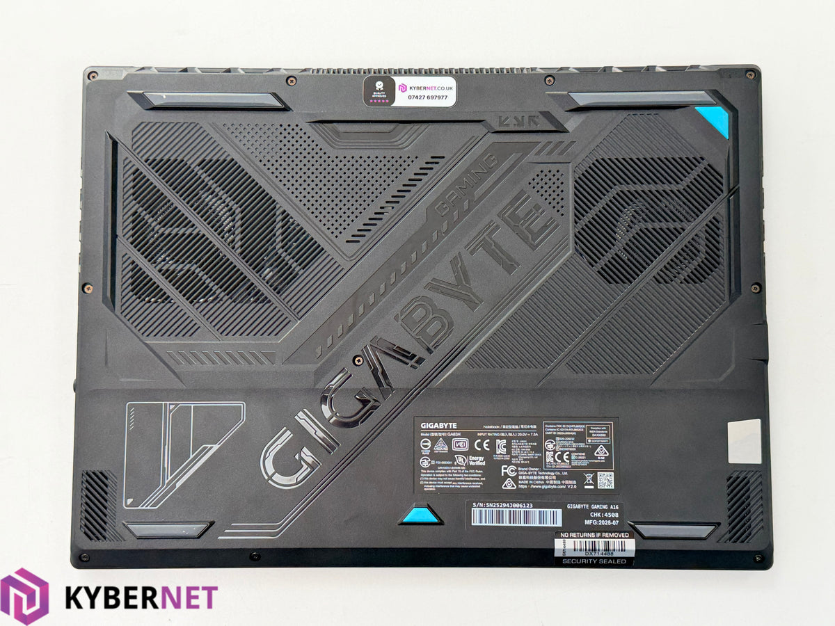 GIGABYTE Gaming A16 16" WUXGA 165Hz Gaming Laptop, Ryzen 7 260, 32GB, 1TB, RTX 5060 8GB