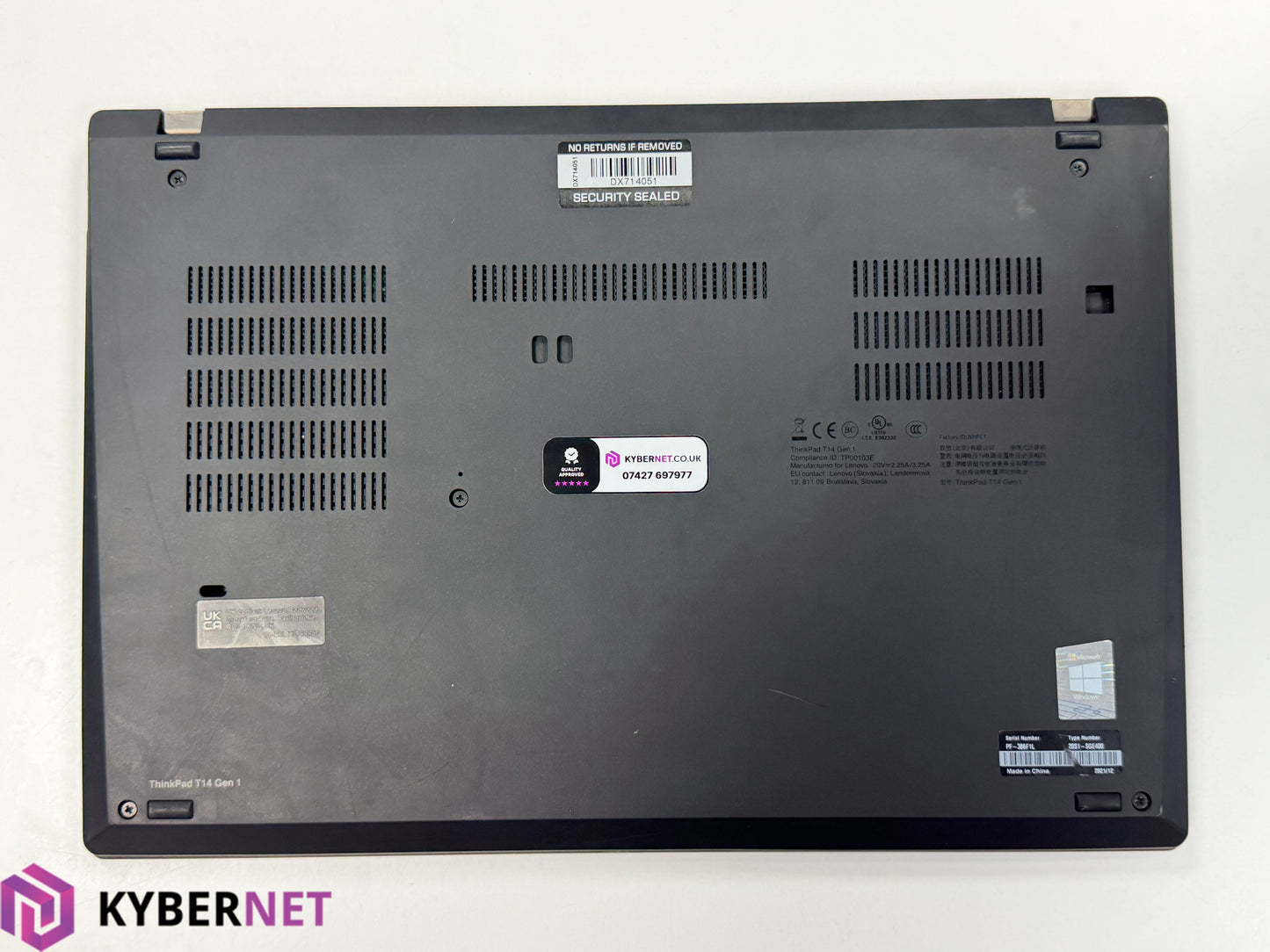 Lenovo ThinkPad T14 Gen 1 14" FHD Laptop, i5-10210U 1.60GHz, 16GB, 256GB