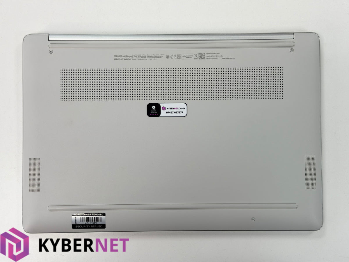 HP Chromebook 15a-nb0504sa 15.6" FHD Laptop, Intel N100 3.40GHz, 4GB, 128GB, ChromeOS