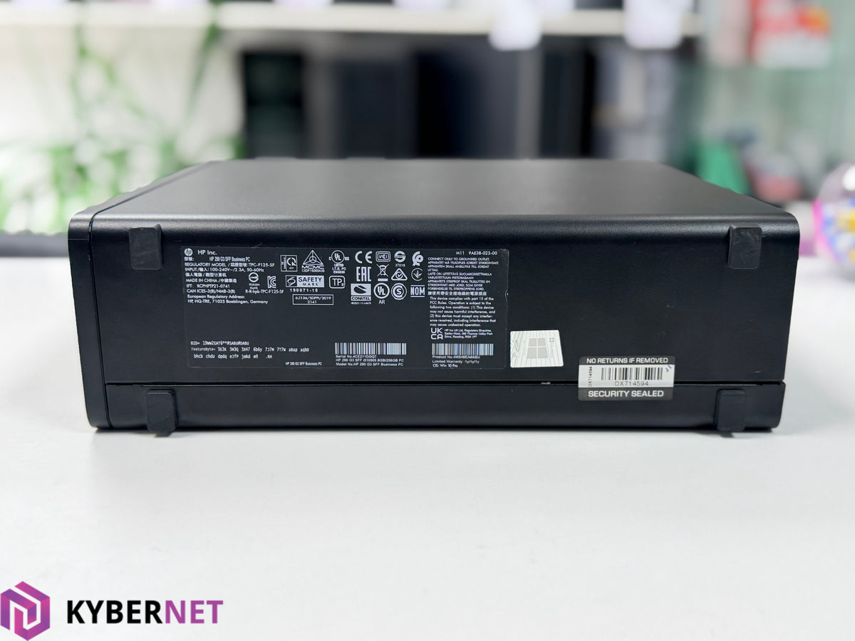 HP 290 G3 SFF Desktop PC, i5-10505 Up To 4.60GHz, 16GB, 256GB, W11