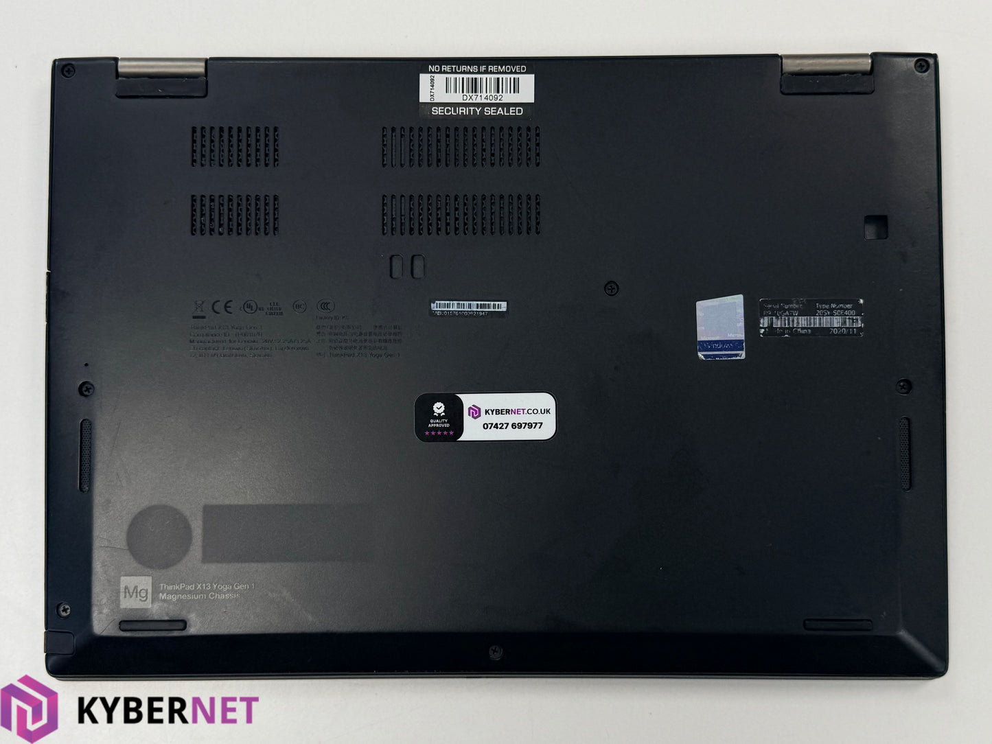 Lenovo ThinkPad X13 Yoga Gen 1 13.3" FHD Touchscreen Laptop, i5-10310U 1.70GHz, 16GB, 256GB