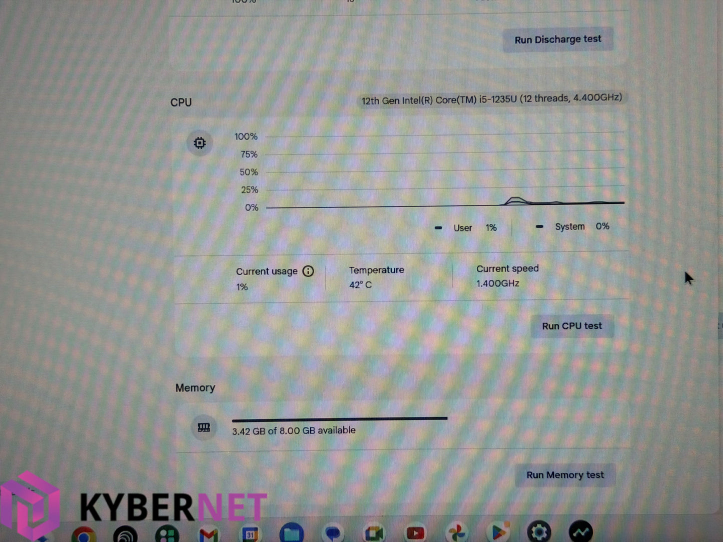 Acer Chromebook Plus 515 15.6" FHD Laptop, i5-1235U 1.3GHz, 8GB, 256GB