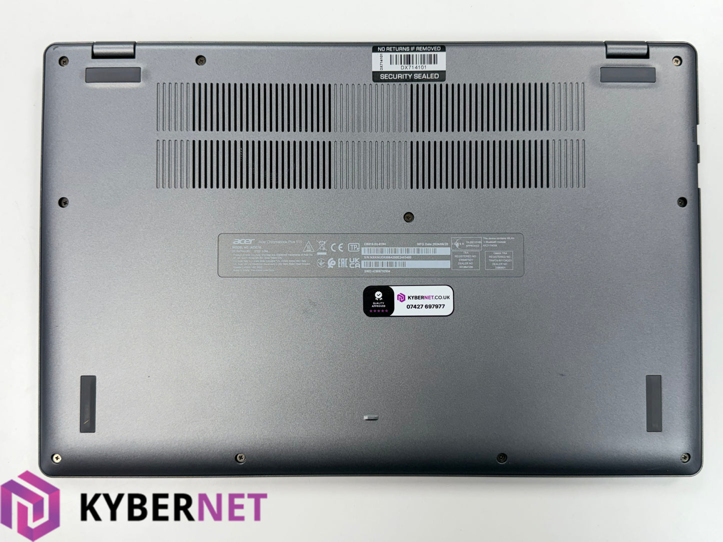 Acer Chromebook Plus 515 15.6" FHD Laptop, i5-1235U 1.3GHz, 8GB, 256GB