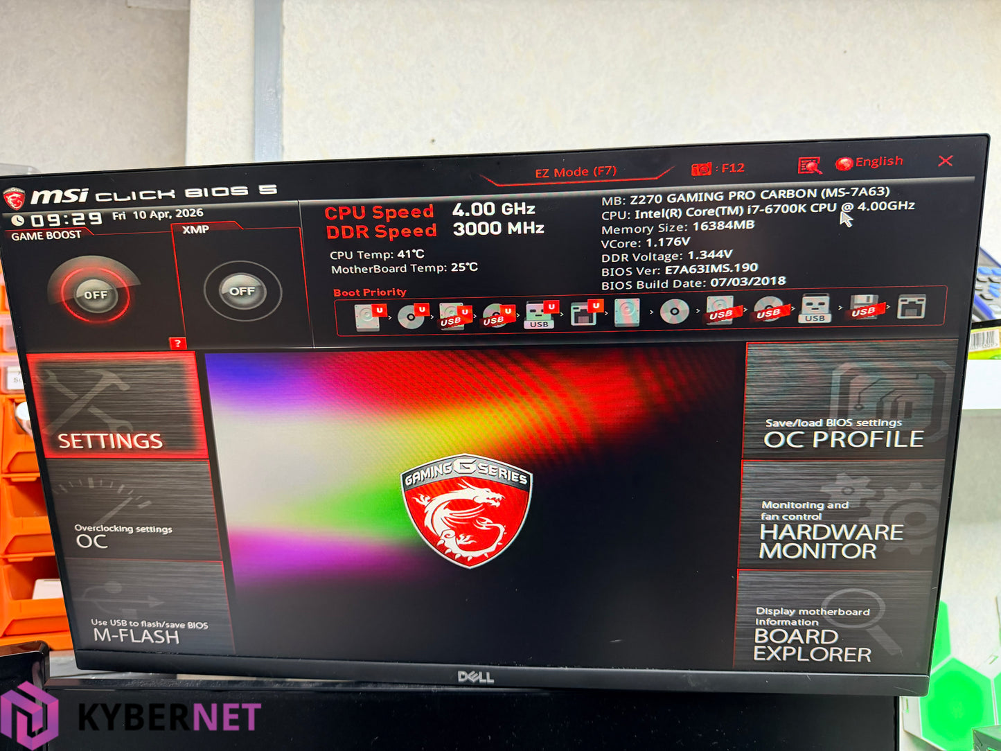 MSI Z270 Gaming Pro Carbon LGA 1151 Socket ATX Motherboard