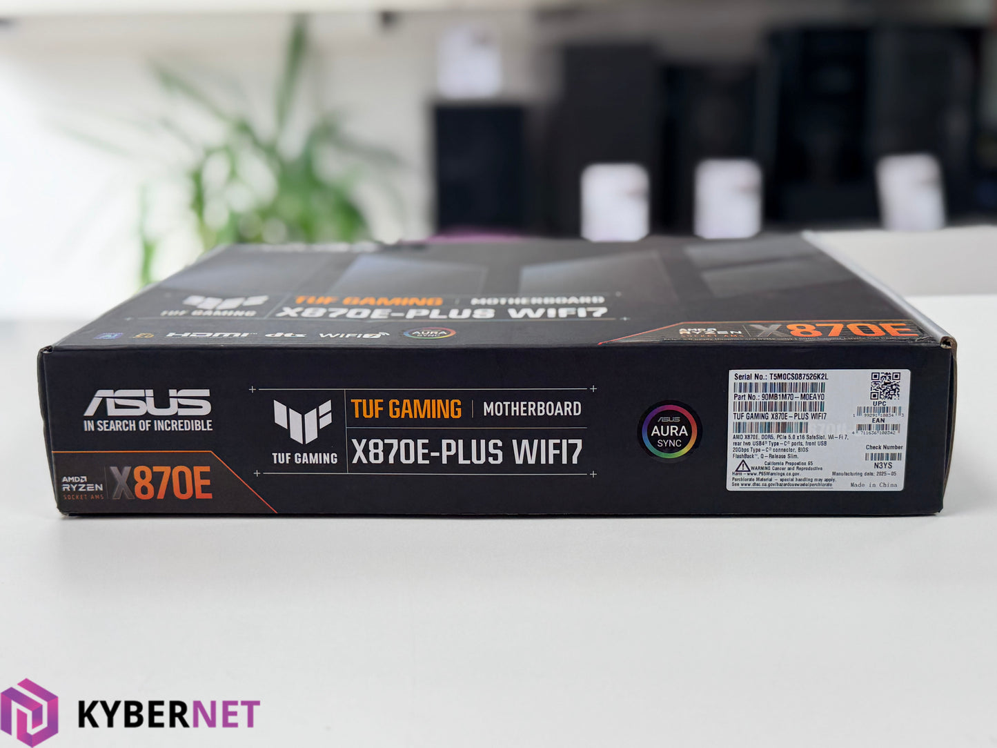 ASUS TUF Gaming X870E-PLUS WIFI7 Socket AM5 ATX Motherboard