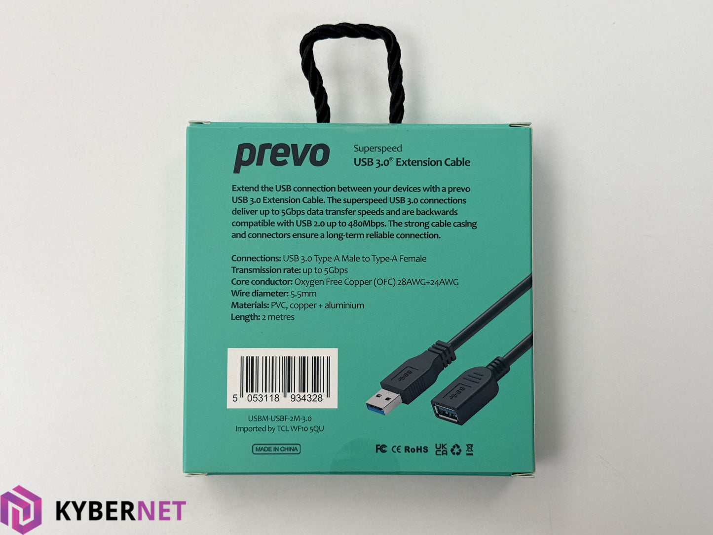Prevo Superspeed USB 3.0 Extension Cable - 2m