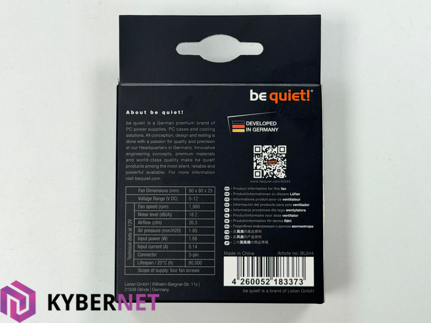 be quiet! Pure Wings 2 80 PWM Case Cooling Fan