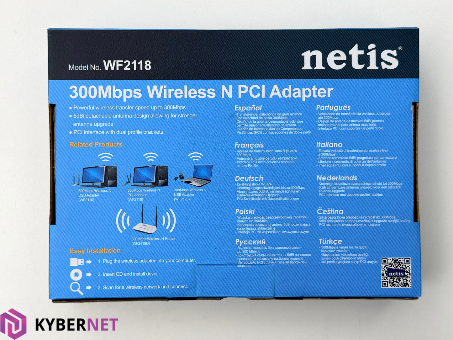 Netis WF2118 300Mbps Wireless N PCI Adapter