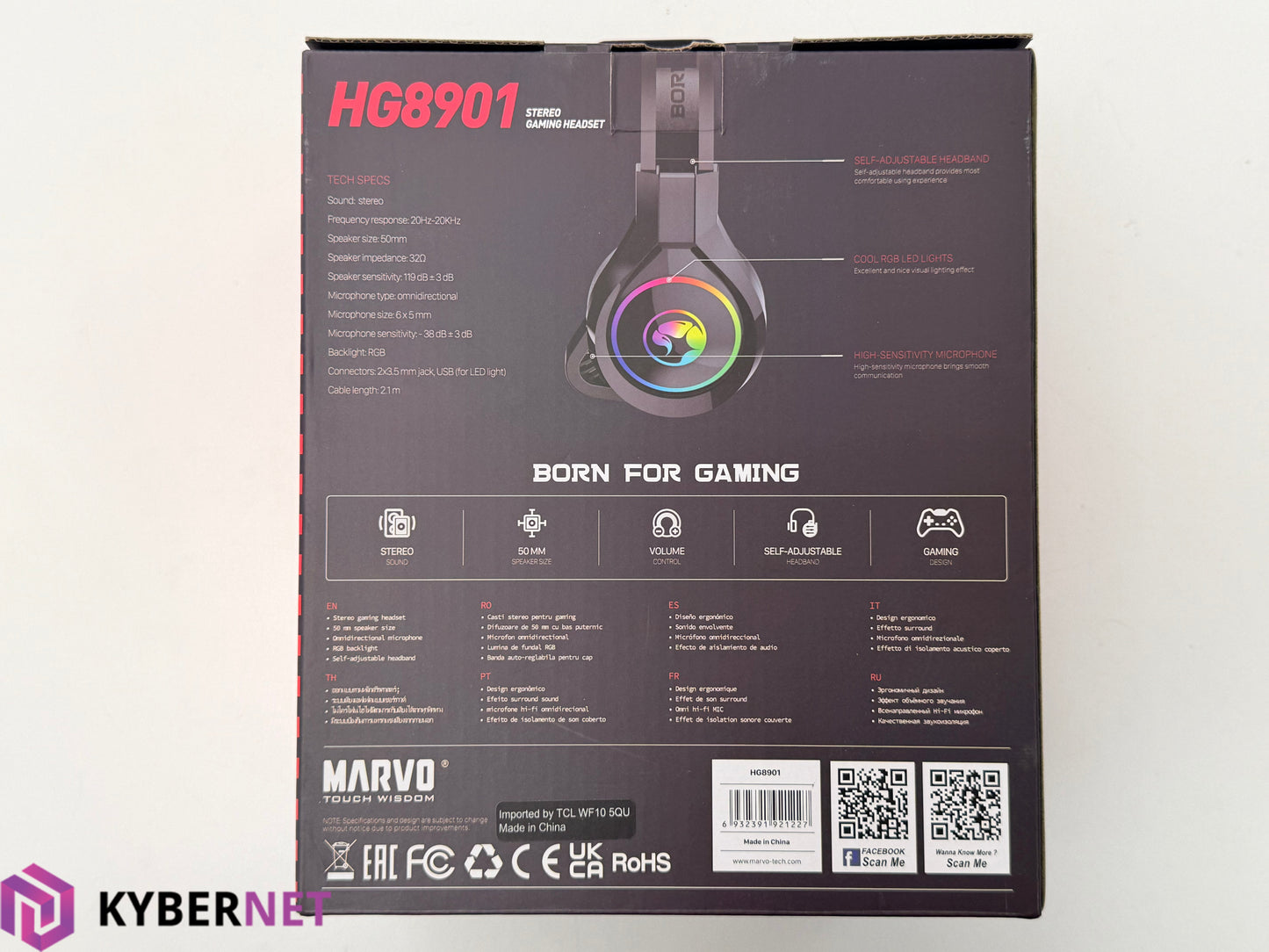 Marvo HG8901 Stereo Wired Gaming Headset