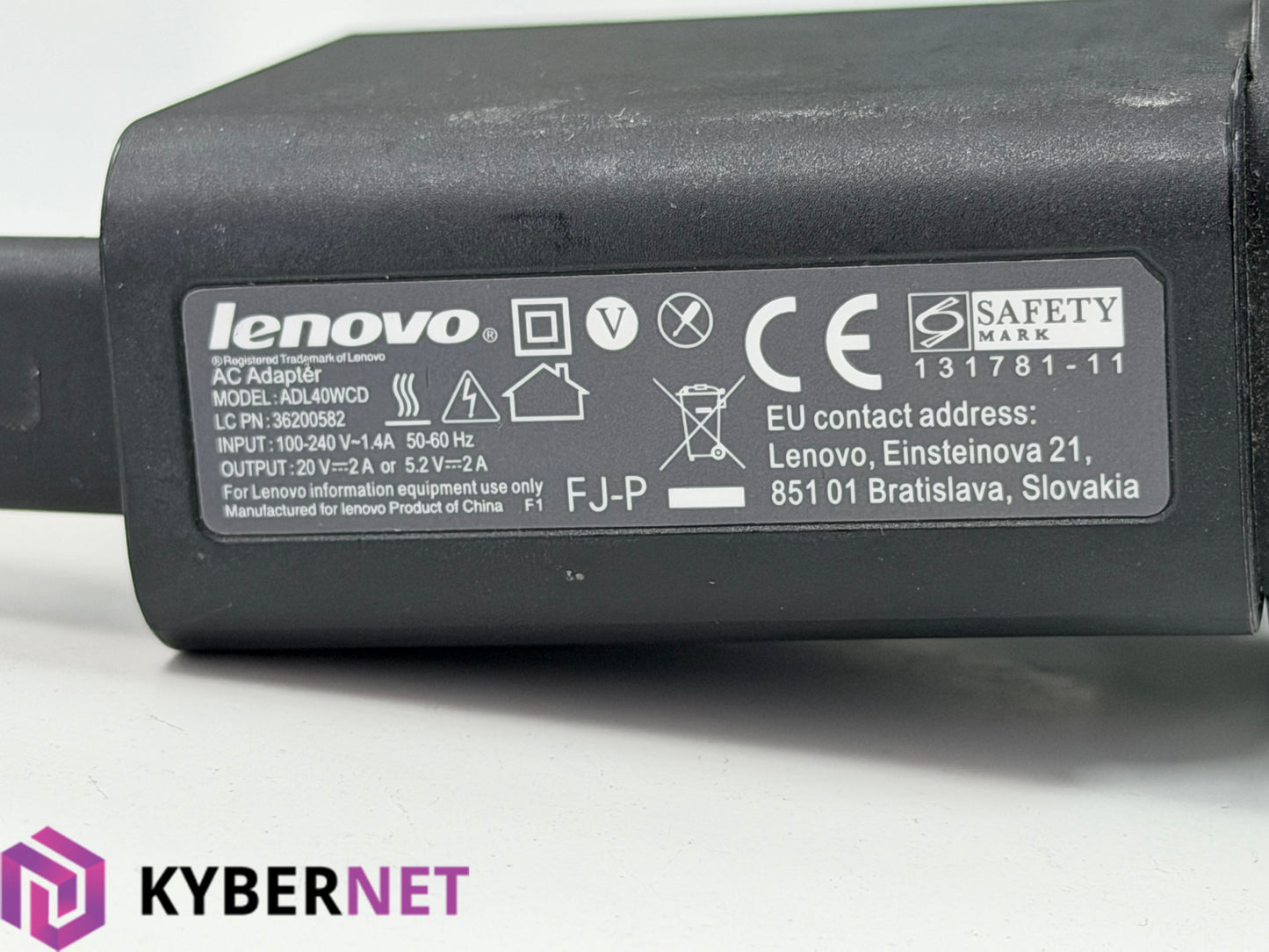Genuine Lenovo 40W USB Laptop Charger
