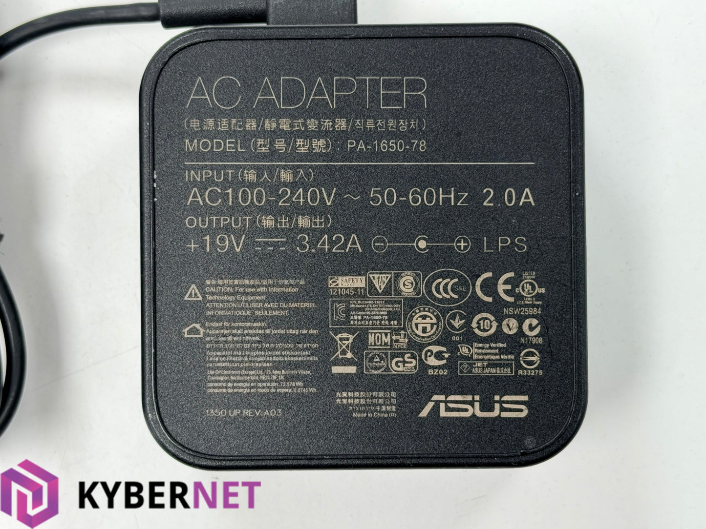 Genuine ASUS 65W Round Barrel Laptop Charger