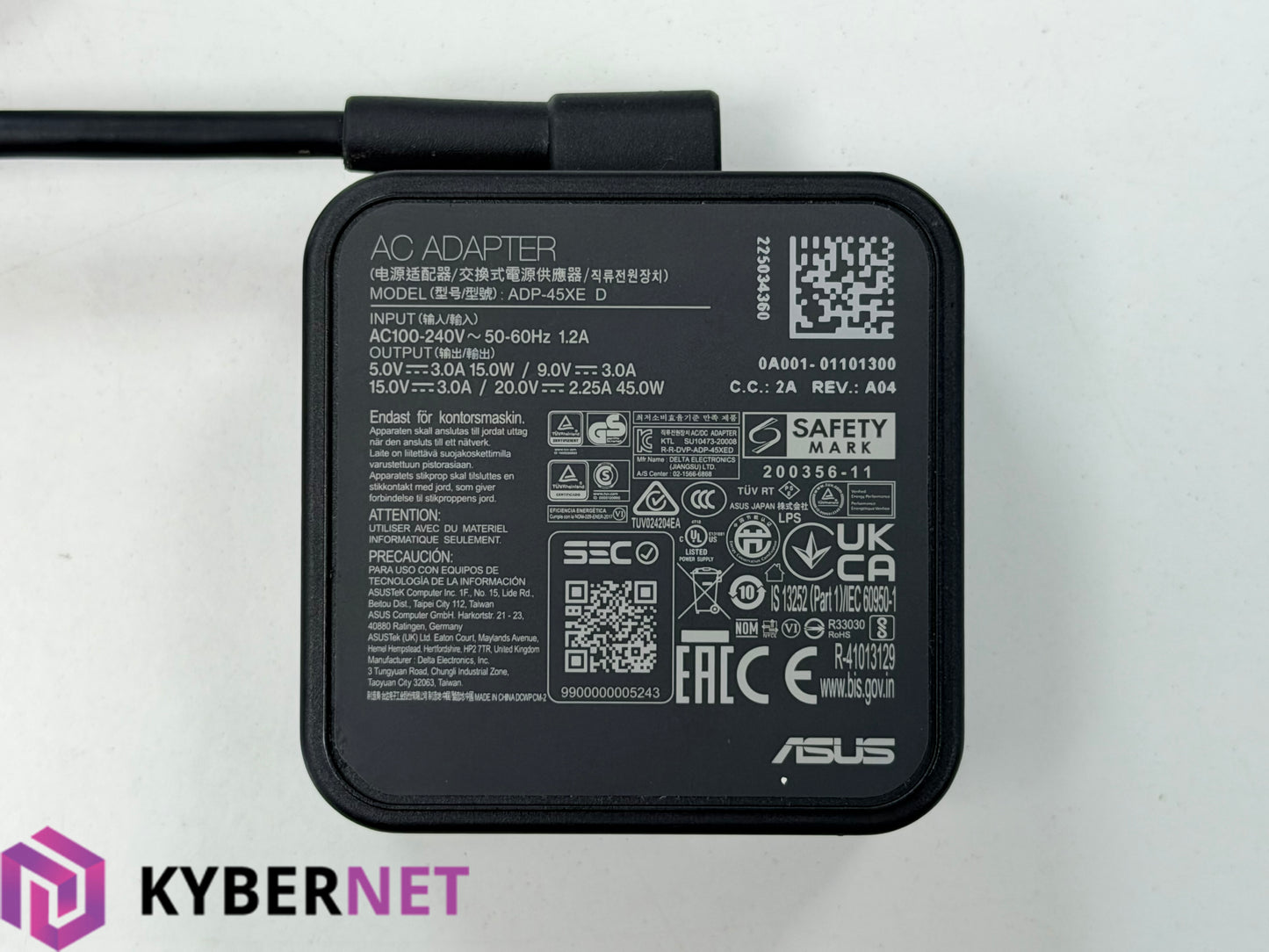 Genuine ASUS 45W USB Type-C Laptop Charger