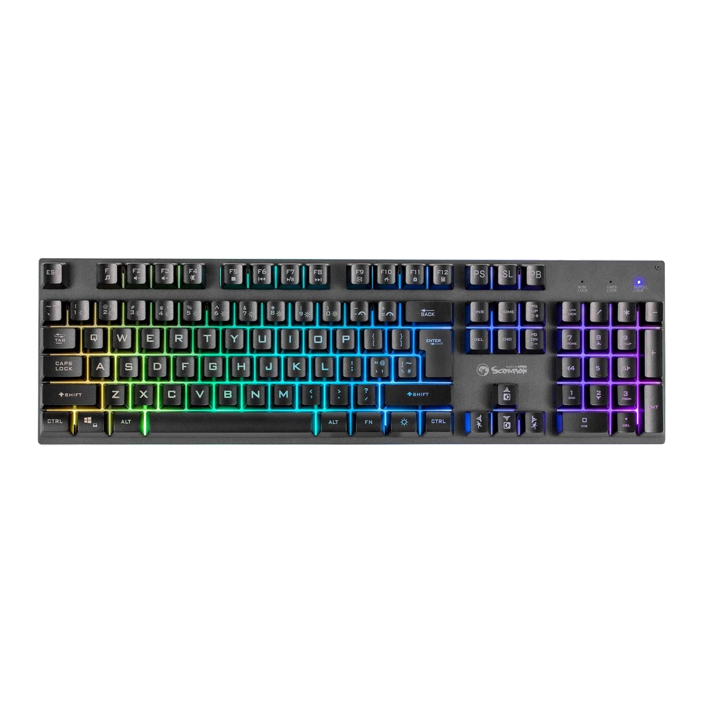 Marvo Scorpion K604 Soldat 20 Wired RGB Multimedia Gaming Keyboard