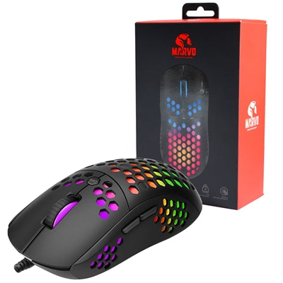 Marvo G961 Wired Gaming Mouse 12000 DPI, 75g, RGB