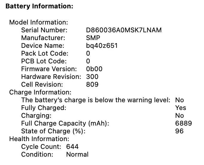 Apple MacBook Pro A2141 16" 2019, 8-Core i9, 16GB, 1TB, Radeon Pro 5500M 4GB