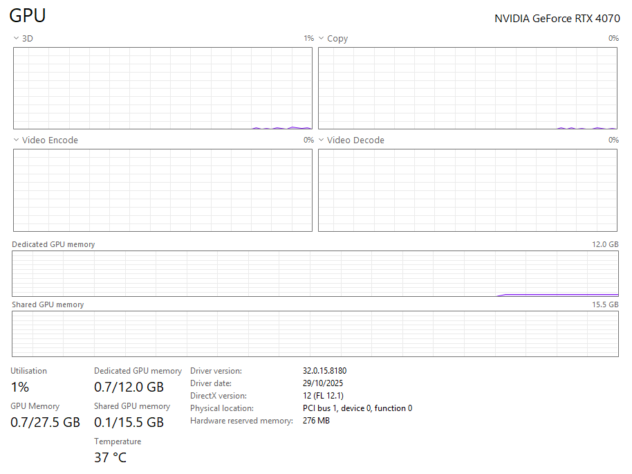 Gaming PC Ryzen 5 7600X 4.70GHZ, 32GB, 1TB SSD, RTX 4070 12GB