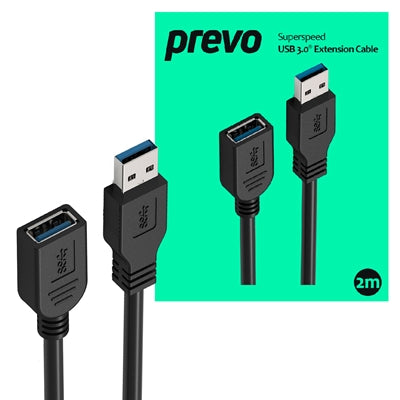 Prevo Superspeed USB 3.0 Extension Cable - 2m