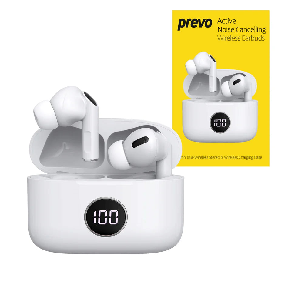 Prevo Active Noise Cancelling Wireless Earbuds
