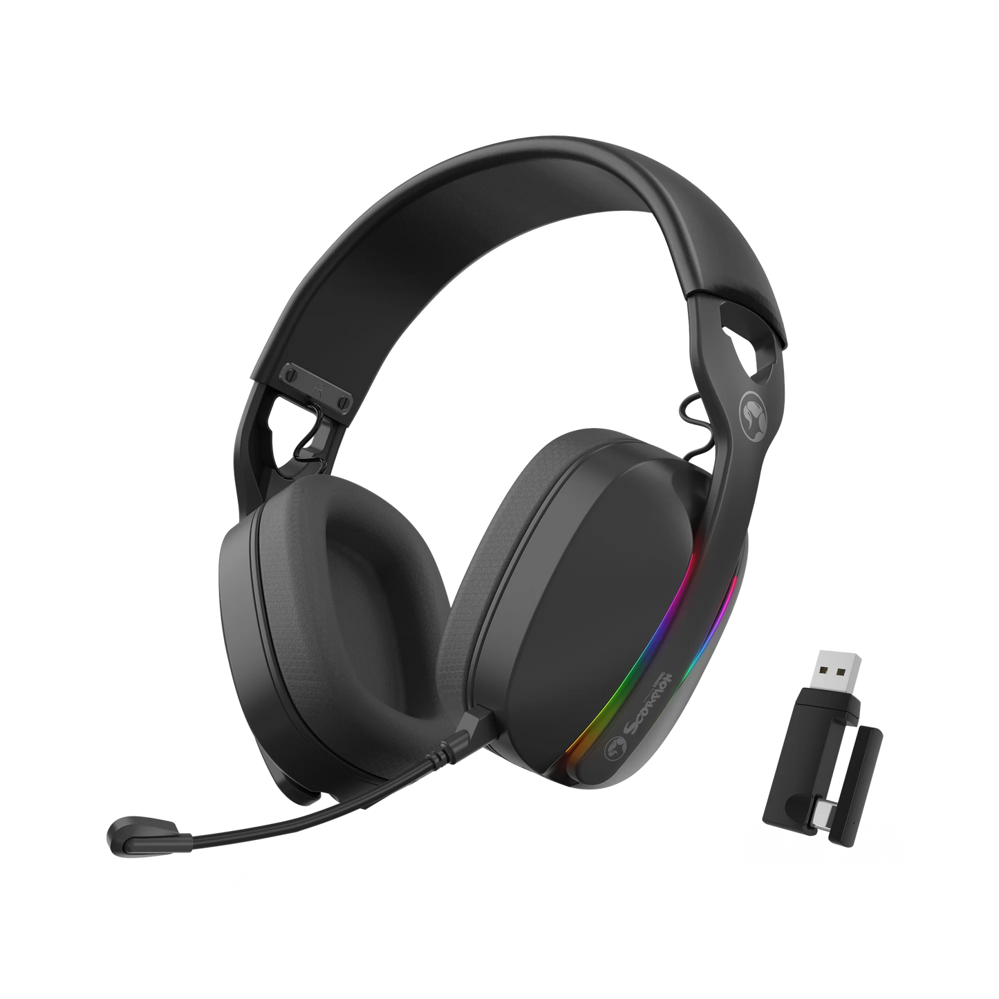 Marvo Pulz 70W BK Wireless Tri-Mode Gaming Headset