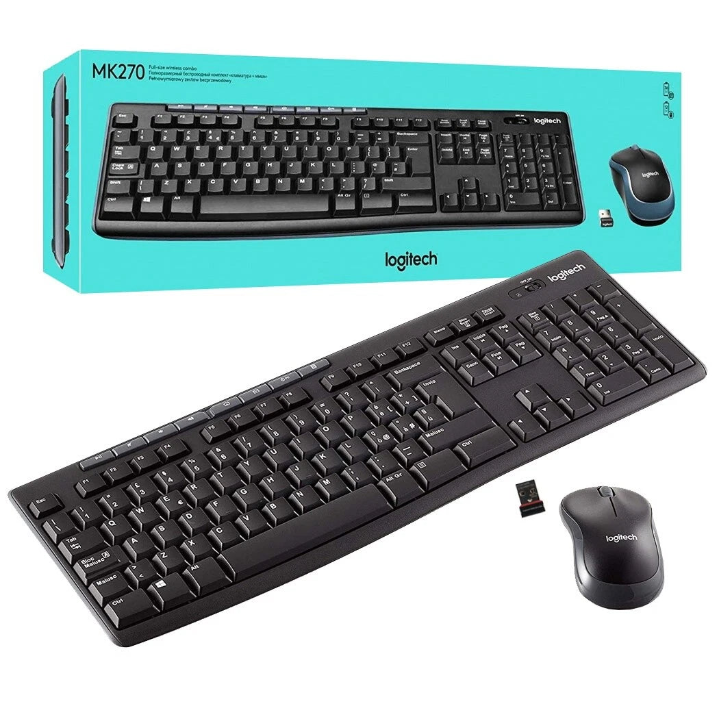 Logitech MK270 Wireless Combo - Keyboard & Mouse