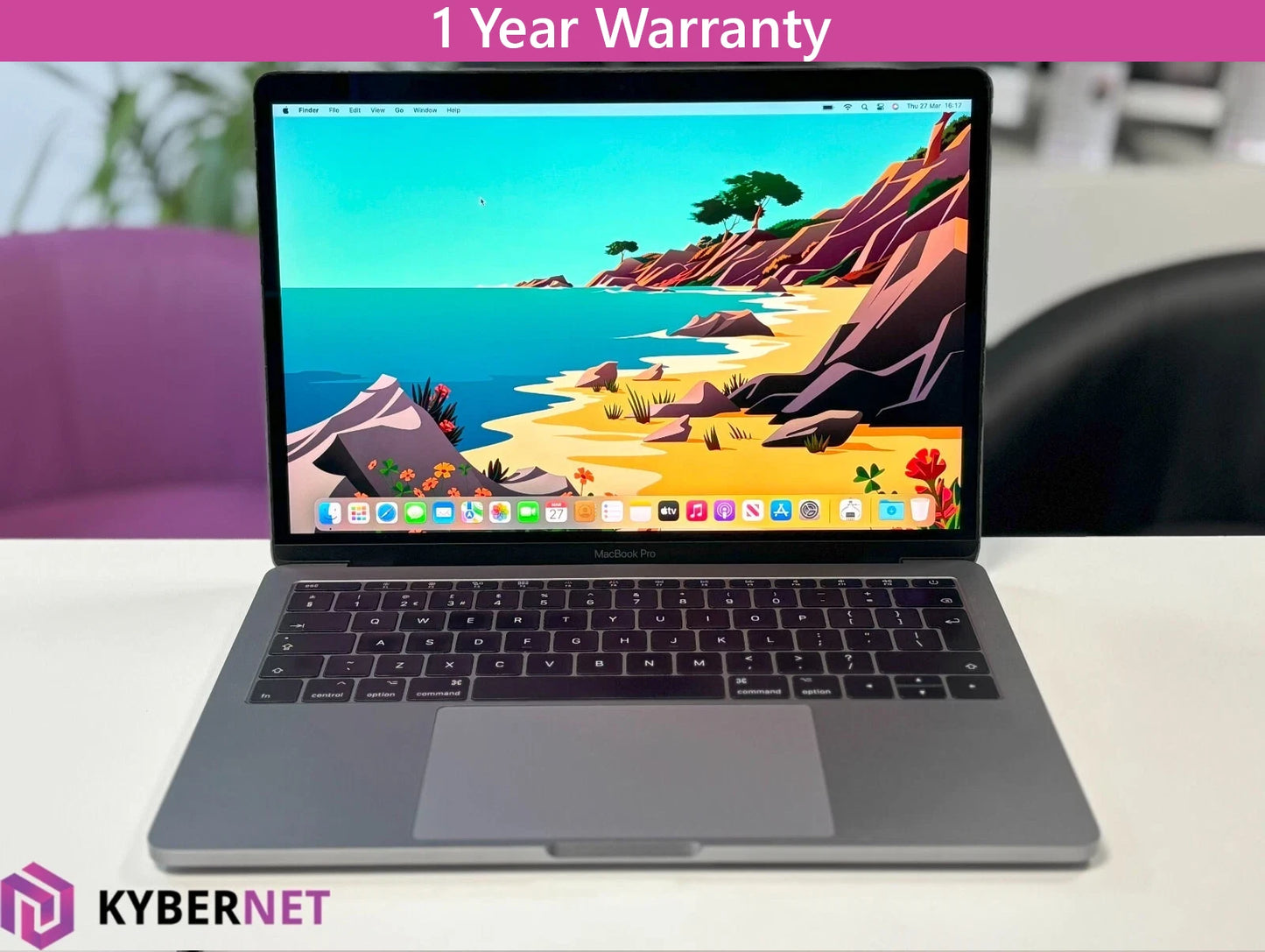 Apple MacBook Pro A1708 13" 2017 Laptop, Dual-Core i5, 8GB, 256GB