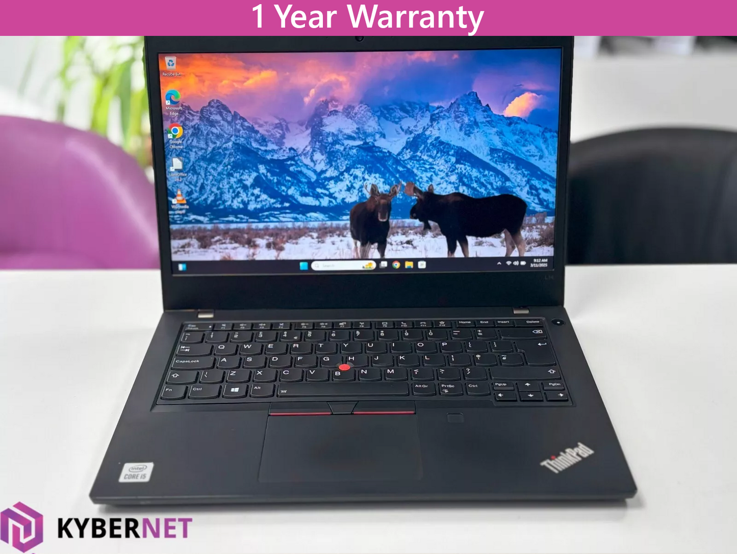 Lenovo ThinkPad L14 Gen 1 14" FHD Laptop, i5-10210U 1.60GHz, 32GB, 256GB, Win 11 Pro
